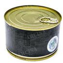 400g can of emergency army survival food containing bean stew with bacon, long shelf life and high energy content
