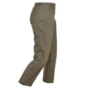 Genuine Italian military olive drab waterproof rain pants with thermal lining and side hook and loop closures
