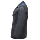 Original Swiss Military Formal Jacket Vintage 4 Pocket Design Dark Gray