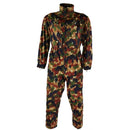 Original Swiss Army Alpenflage coverall suit in camouflage pattern, durable and functional military issue garment