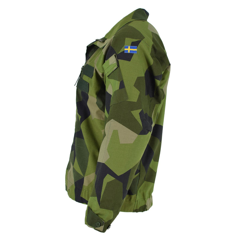 Original Swedish army M90 jacket splinter camouflage field combat tanker NEW