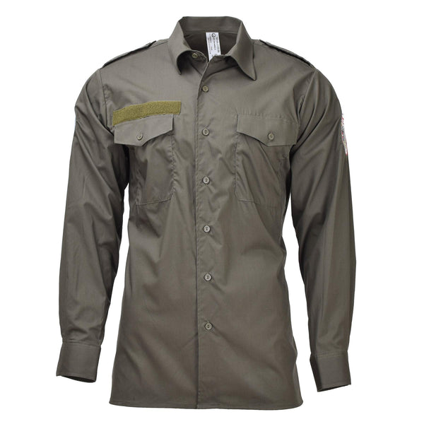 Original Austrian military olive field service shirts federal lightweight NEW