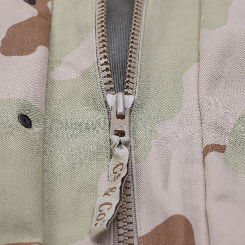 Original Hungarian Army rain jacket combat camouflage desert waterproof hooded