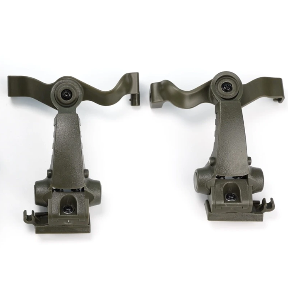 EARMOR M16A ARC Helmet Rail Adapter PLUS Series Hearing Protector Coyote Brown