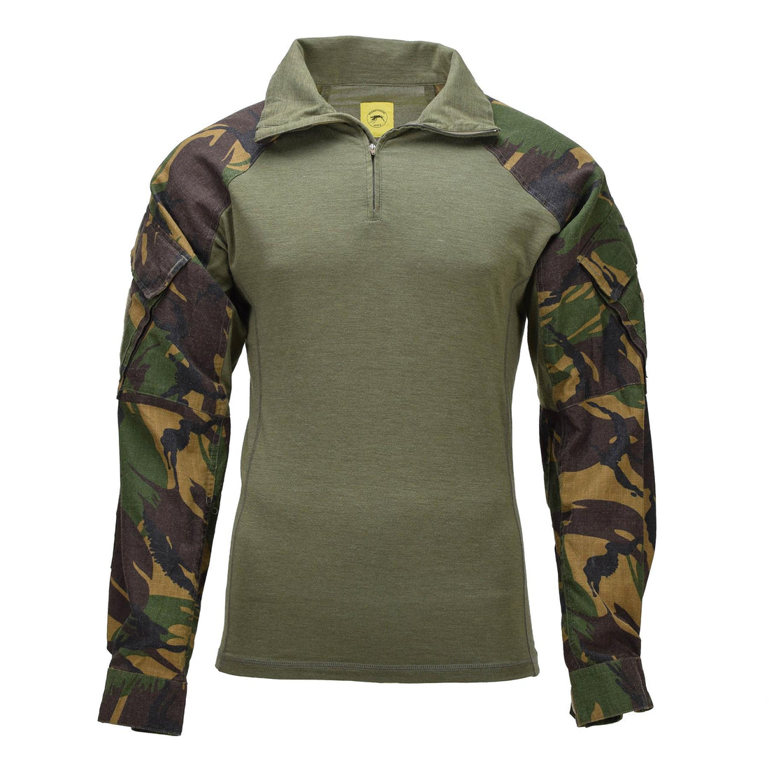 Original Dutch Military Combat Shirt Field Top Quarter Zip DPM Camouflage