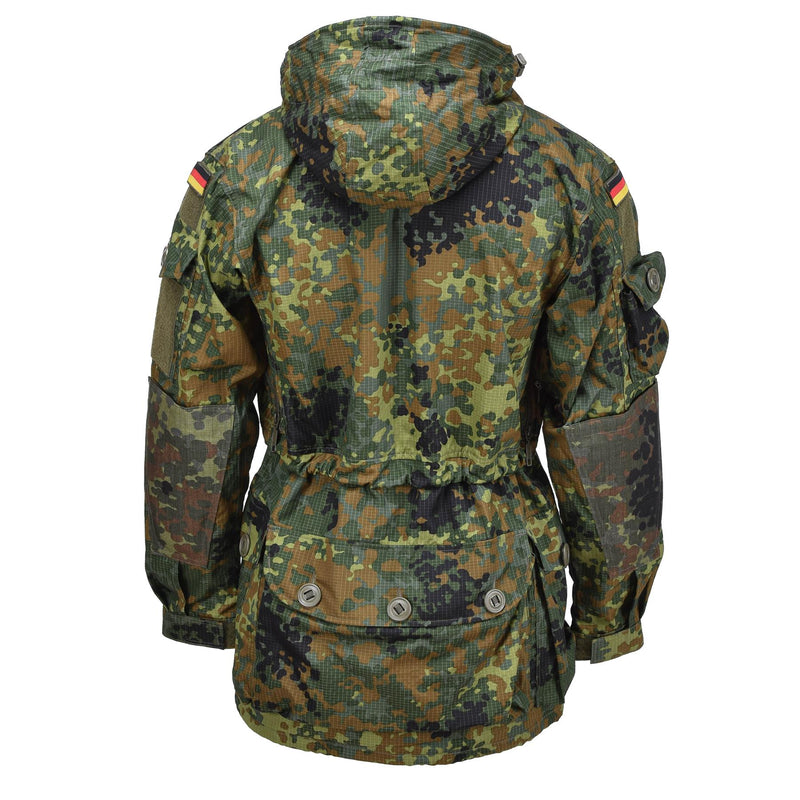 Leo Kohler tactical smock jacket ripstop fabric hooded cordura reinforced elbows
