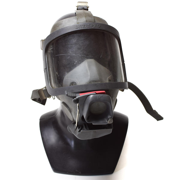 Genuine Interspiro brand Face mask firefighter SCBA breathing apparatus gas mask