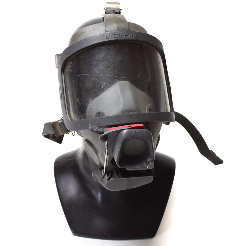 Genuine Interspiro brand Face mask firefighter SCBA breathing apparatus gas mask