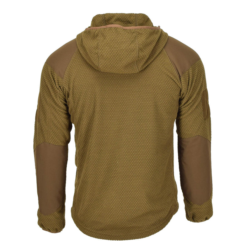 Blochl Brand Military style jacket hooded thermal fleece reinforced coyote NEW