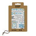 Ecopybook Tactical TS+M A6 NATO Map Ruler Set Flexible Polymer Blue Border