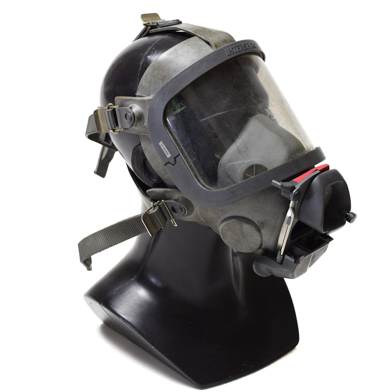 Genuine Interspiro brand Face mask firefighter SCBA breathing apparatus gas mask