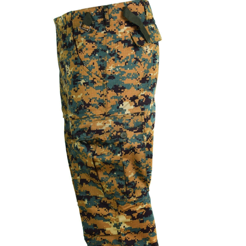 Genuine Guinee Bissau army pants RipStop digital savana camo military issue NEW