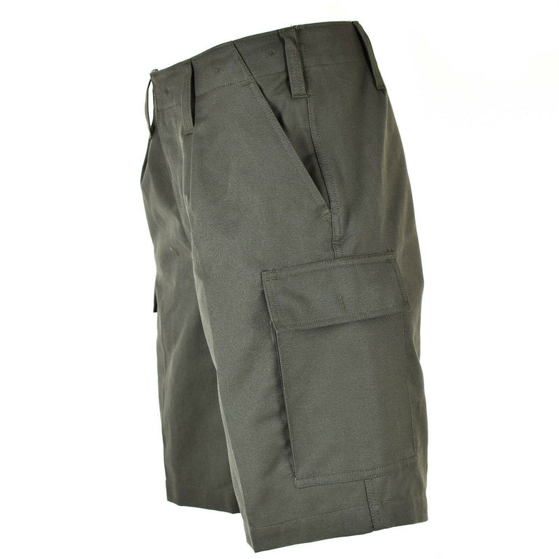 Genuine German army issue MOLESKIN SHORTS OD Durable cargo mens summer OLIVE NEW