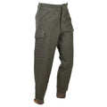 Original Swedish Army M39/58 Field Trousers Wool Cargo Surplus Olive Green