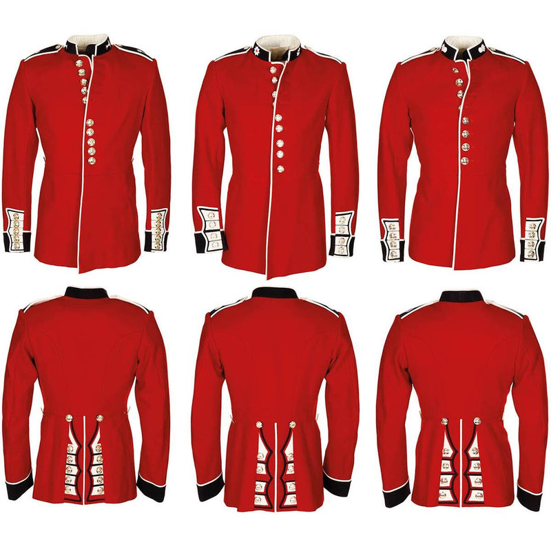 Genuine British army jacket uniform tunic red dress scarlet guards cavalry