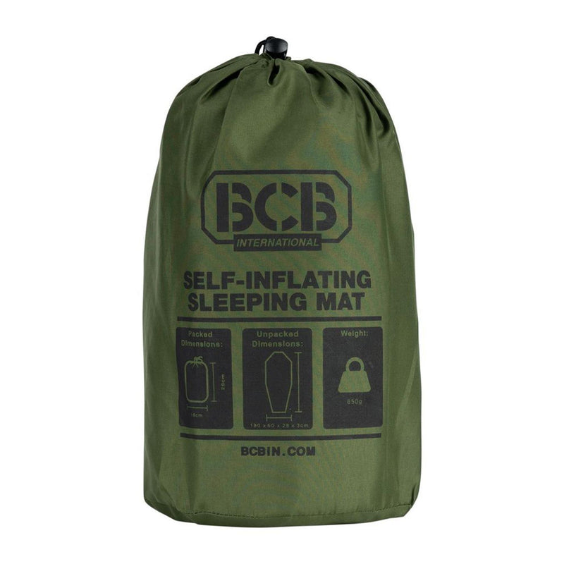 BCB Self Inflating Sleeping Mattress mummy shaped camping hiking sleeping pad