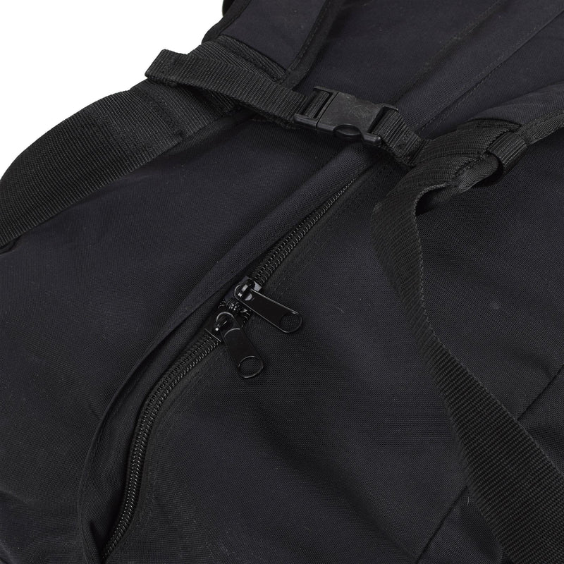 Original Dutch Military duffle sportswear bag travel backpack rucksack black
