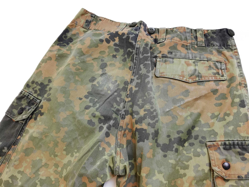 Original German army issue flecktarn camo pants field combat military trousers