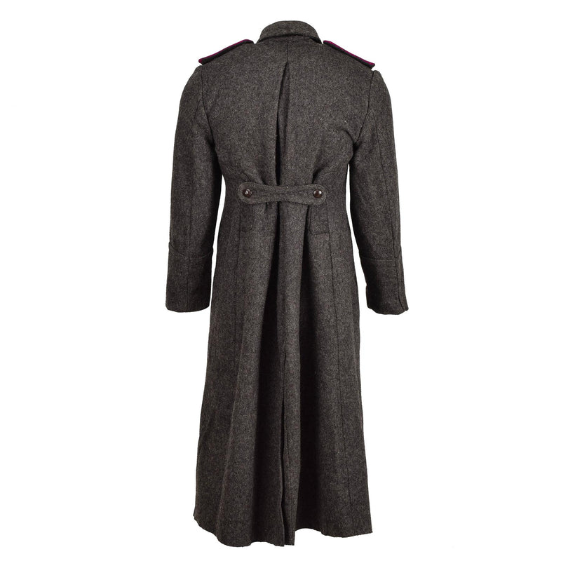 Original Bulgarian Military gray coat wool overcoat heavy winter long shinel