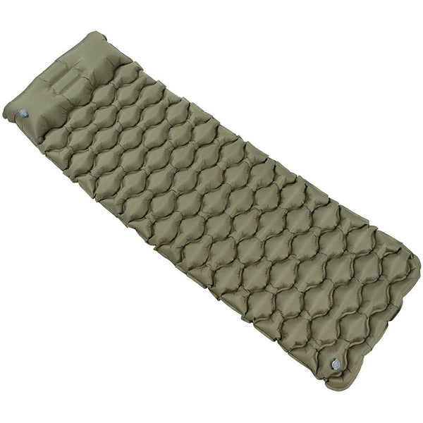 MFH inflatable sleeping pad headrest lightweight waterproof roll-up sleeping mat