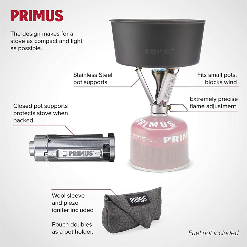 Primus Firestick compact burner stainless steel hiking stove camping cooking