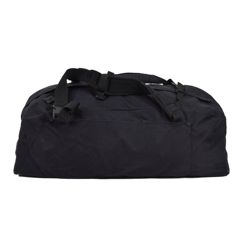 Original Dutch Military duffle sportswear bag travel backpack rucksack black