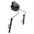 Earmor M11 ARC Helmet Rail Adapter Peltor Tactical Headsets Black Set