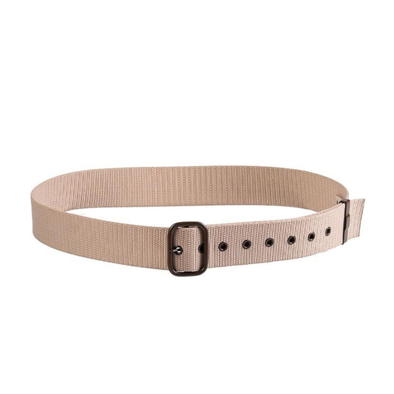 Original Czech Military tactical pants belt canvas khaki thorn brown buckle NEW