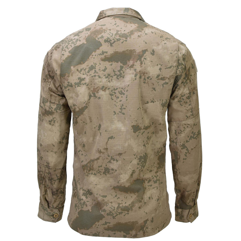 Genuine Turkish Army Uniform Jacket RipStop Reinforced Elbows M2018 Camo