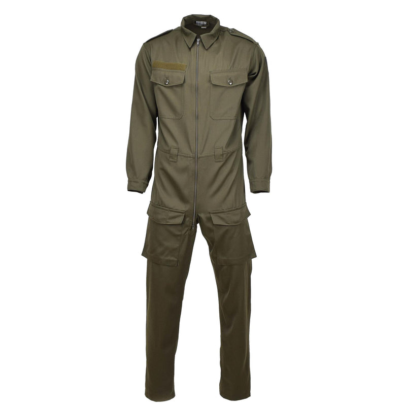 Genuine Austrian military mechanic coverall tanker workwear jumpsuit olive NEW