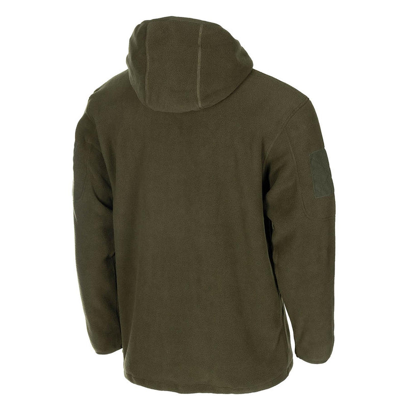 MFH military style olive hoodie fleece jacket tactical army full zip hiking NEW