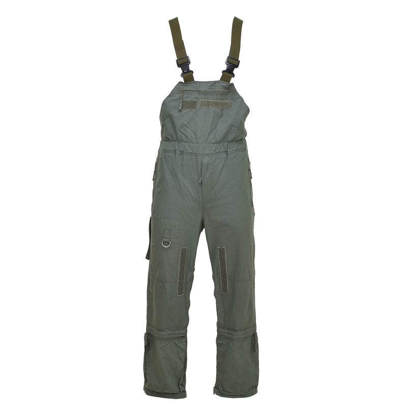 Original Czech Army bib pants flame-resistant aramid military surplus trousers