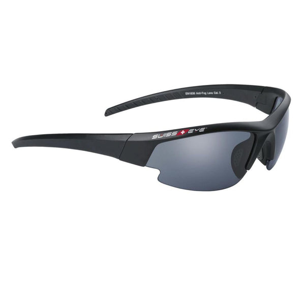 SWISS EYE Ballistic shooting glasses aerodynamic adjustable rubberized temples