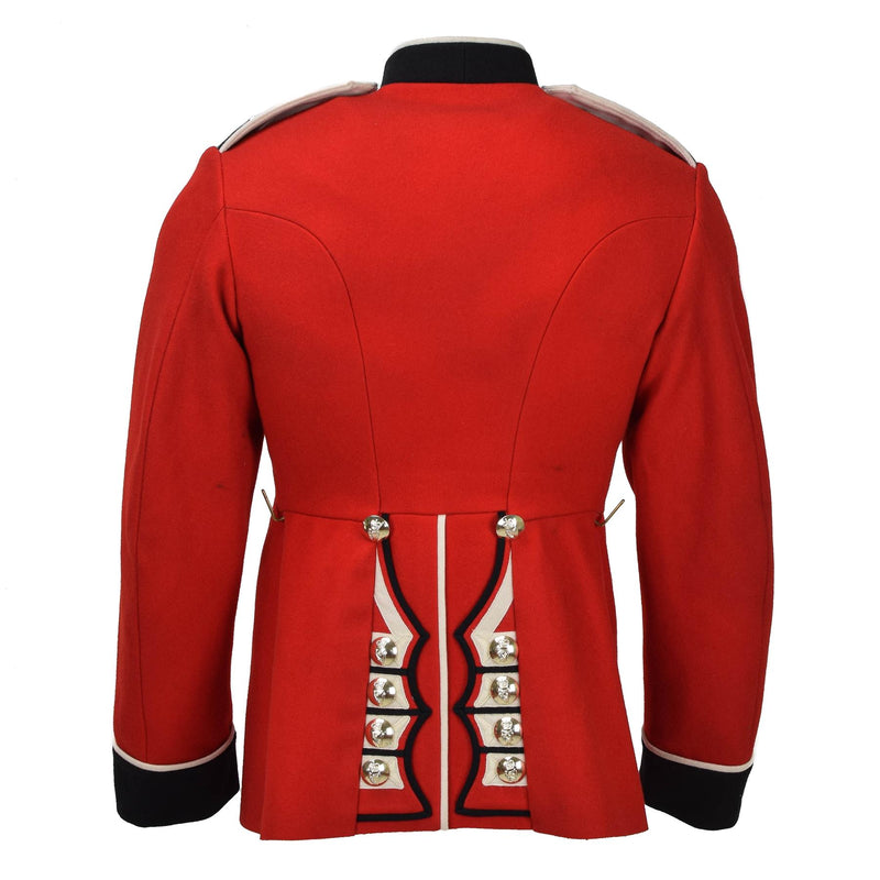 Genuine British army jacket uniform tunic red dress scarlet guards cavalry