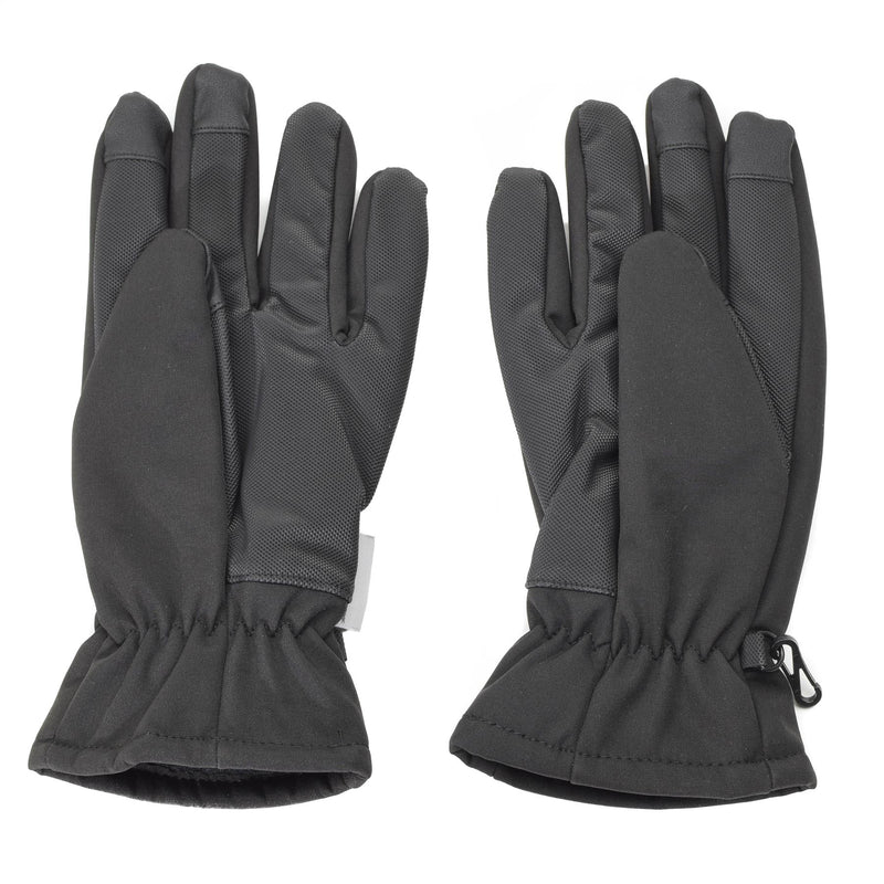 Mil-Tec Gloves Men Softshell THINSULATE™ lining Black Winter Mens tactical gear