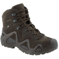 Lowa Zephyr GTX Mid TF Tactical Boots Waterproof Padded Shaft Dark Brown