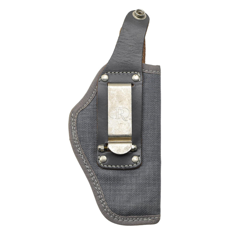 Original Italian Military Pistol Holster Snap Button Closure Nylon Gray New