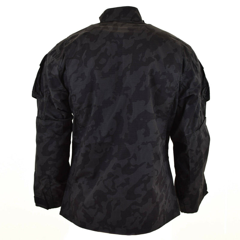 Brand army military style combat jacket ACU ripstop night camo field uniform
