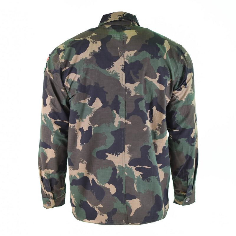Genuine Hungarian army shirt m90 4 color camouflage long sleeve military NEW