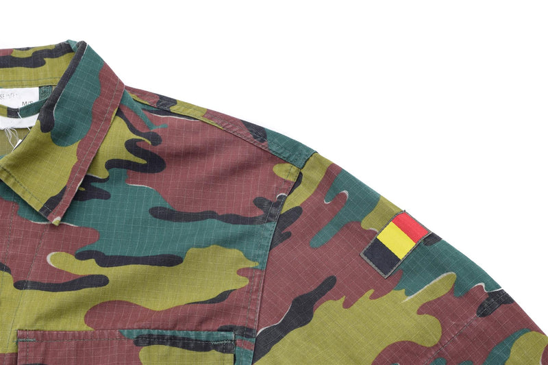 Genuine Belgian Army Combat Field Shirt Blouse Rip Stop Military Surplus