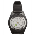 MIL-TEC Wrist Compass 360 Degree Luminous Dial Adjustable Strap Outdoor Black