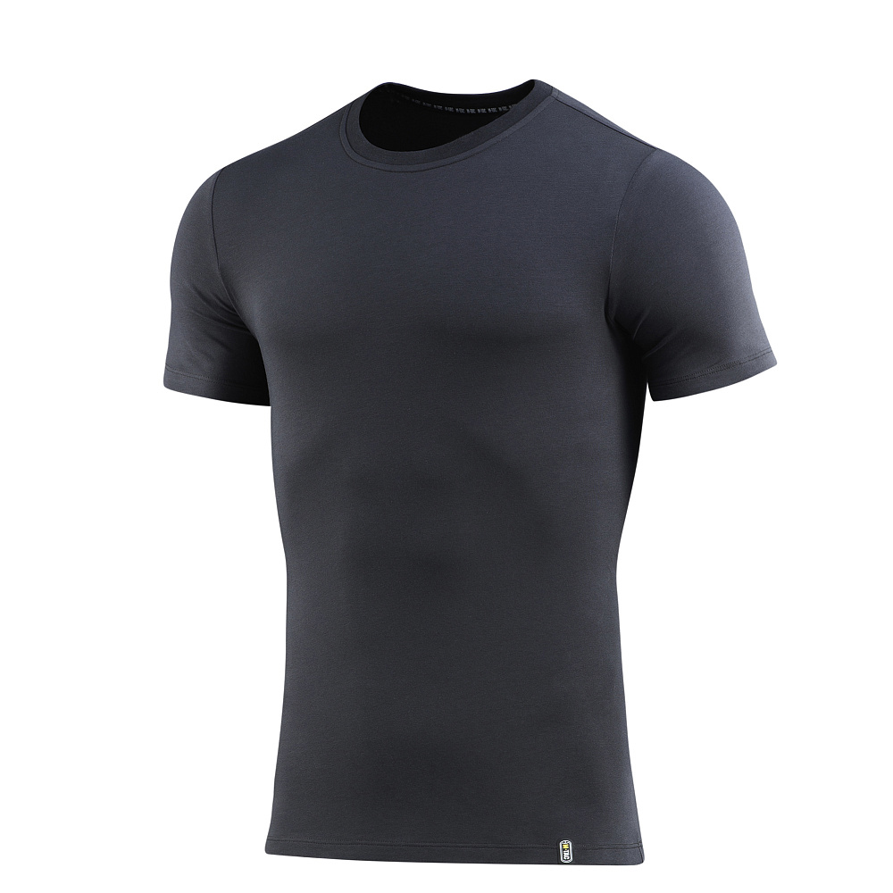 M-TAC 93/7 Summer T-Shirt Lightweight Stretch Cotton Short Sleeve Dark Grey