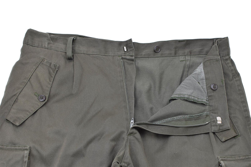 Original Italian military work pants reinforced workwear uniform cargo trousers
