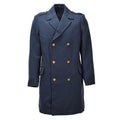 Original Dutch Army Wool Dress Coat Double-Breasted Blue