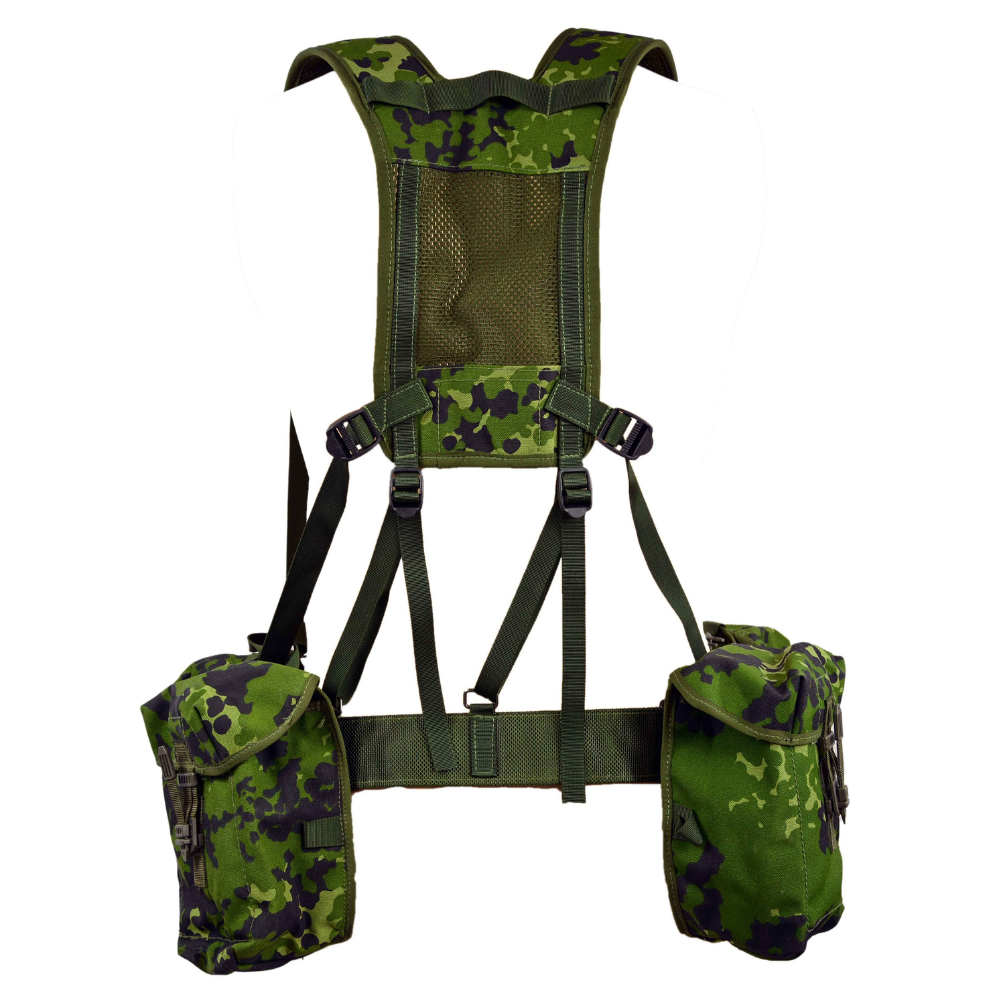 Original Danish Military M/96 CQC Webbing Set 6 Piece Adjustable M84 Camo