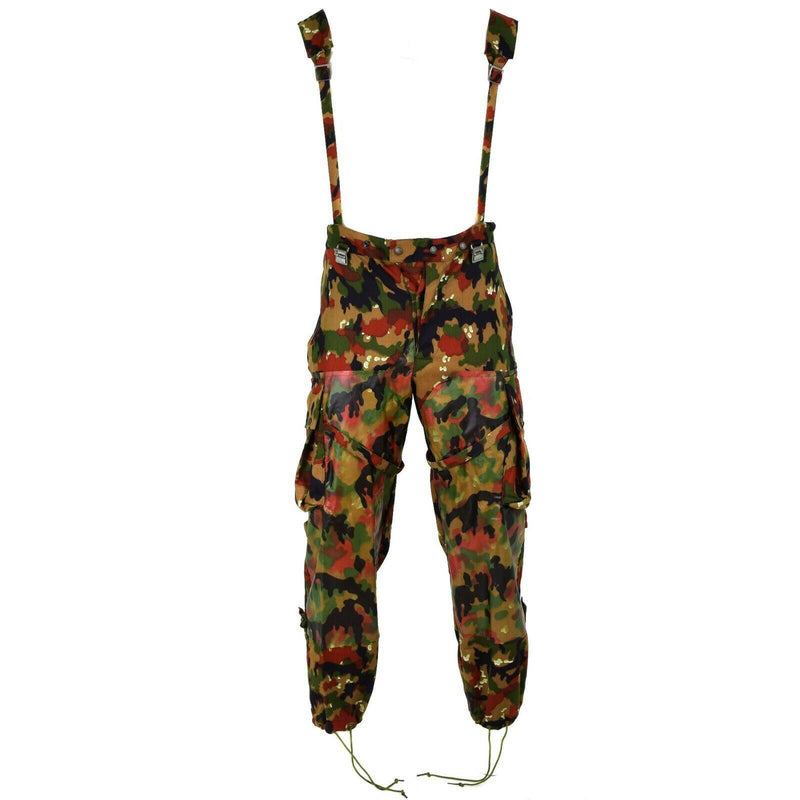 Genuine Swiss army field trousers M70 Switzerland combat Camo sniper pants NEW