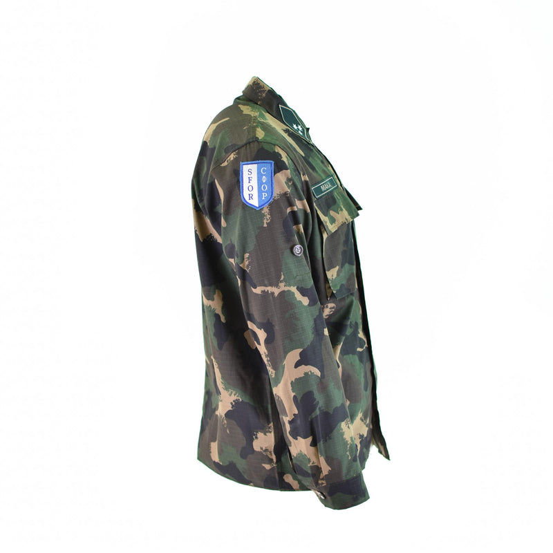 Genuine Hungarian army shirt m90 4 color camouflage long sleeve military NEW