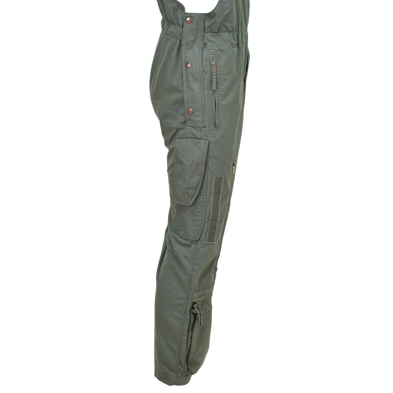Original Czech Army bib pants flame-resistant aramid military surplus trousers