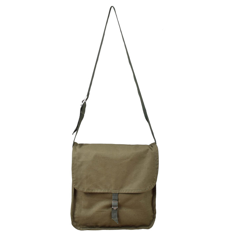 Original Bulgarian army olive shoulder bag adjustable strap outdoor travel NEW