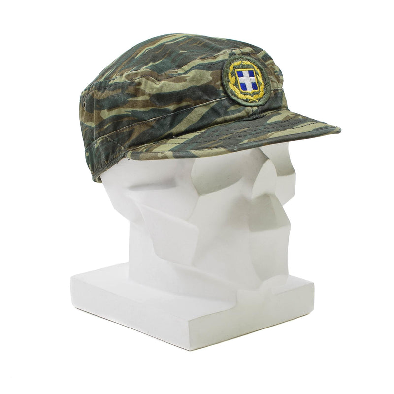 Original Greek army field troops cap lizard camo lightweight military summer cap